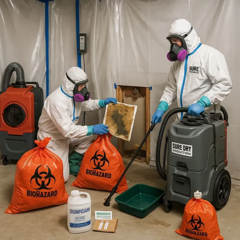 Contaminated Water Handling Protocols process in La Marque, TX