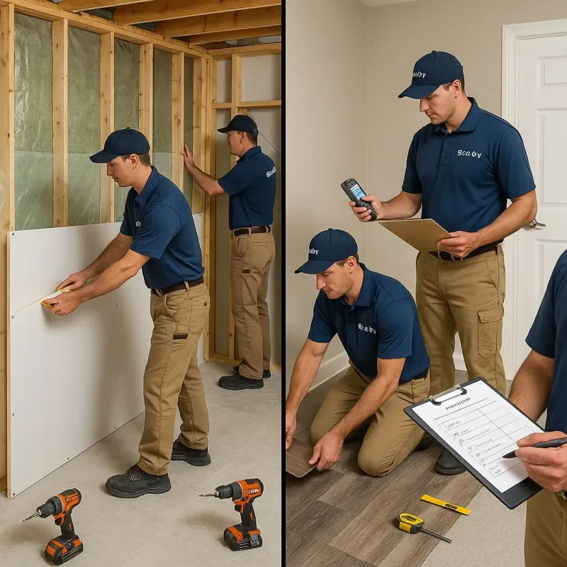 Repairs and Reconstruction process in La Marque, TX